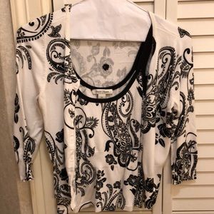 WHBM cardigan and tank used